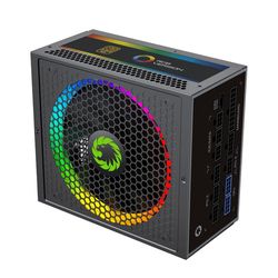 Power Supply ATX1050W GAMEMAX RGB-1050 Pro, 80+ Gold, Full Modular cable, Active PFC,140mm, RGB
