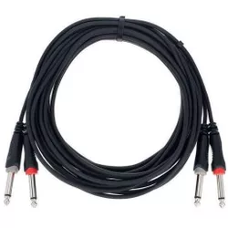 купить Кабель для музыкального инструмента CORDIAL EU 6 PP 2xjack mono/2xjack mono 6m 14846 в Кишинёве 