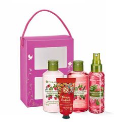 LES PLAISIRS NATURE - Set îngrijirea corpului Zmeură & Mentă