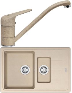cumpără Chiuvetă bucătărie cu bateria Franke 114.0491.741 BFG 651-78 + Novara Plus Avena în Chișinău 