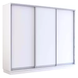 купить Шкаф Mobildor-Lux Fox uși glisante din PAL (260x60x200H cm) Alb в Кишинёве 