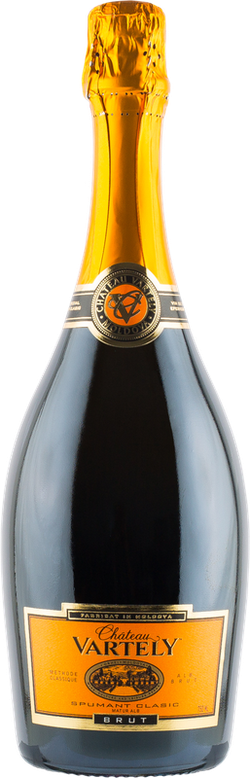 Château Vartely, Vin Spumant clasic matur Brut Alb 2021,  0.75 L