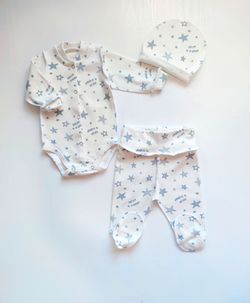 Комплект Pampy (0-1 мес.) Grey Stars