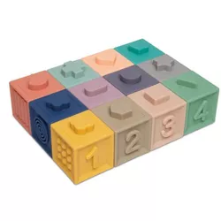 cumpără Puzzle Canpol 79/102 Мягкие Развивающие кубики 12шт în Chișinău 