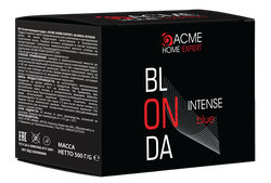 Pudră pentru decolorarea părului, ACME Home Expert Blonda Intense Blue, 500 gr.