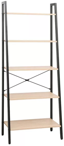 cumpără Raft de birou Deco Azalia 5 nivele 64x34x164H Oak/Black în Chișinău 