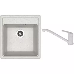 купить Мойка кухонная со смесителем Dr.Gans Nika 470 + SanDonna F 1066 gri в Кишинёве 