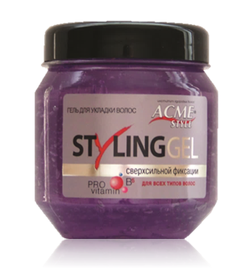 Gel pentru păr, ACME Styling, 250 ml., fixare extraputernică