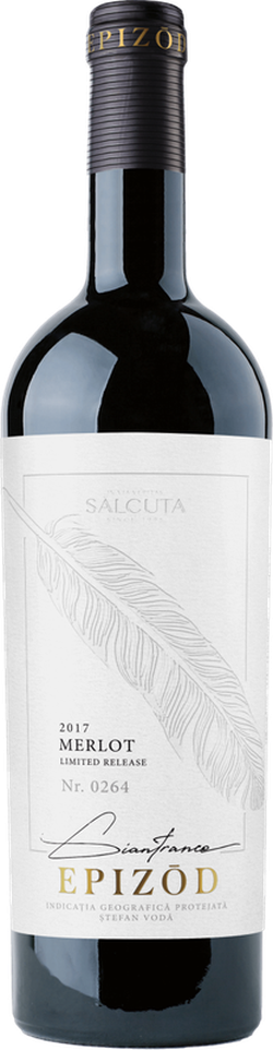 Vin Sălcuța Epizod Merlot, sec roșu, 0.75 L