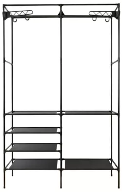 купить Вешалка для одежды 4Life AT129 108x36x170cm Black в Кишинёве 