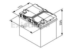 Bosch Start-Stop EFB-AGM 12V 65Ah 650EN 232x175x225 -/+