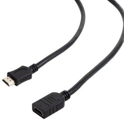 Cable HDMI male to HDMI female 0.5m  Cablexpert  male-female, V1.4, Black, CC-HDMI4X-0.5M