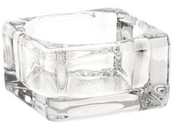 Подсвечник стеклянный низкий 5.8X5.8cm