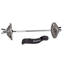Olympic Plate-Loaded Barbell Set inSPORTline Hamerton 120 cm/50 mm 45 kg 5022HAMERTONSET