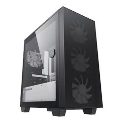 Case mATX GAMEMAX Aero Mini, w/o PSU, 4x120mm ARGB, Front Mesh, Fan Controller, TG, USB 3.0, Black