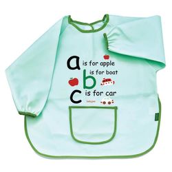 купить Слюнявчики BabyJem 049 Sort cu maneci pentru activitati ABC Verde в Кишинёве 