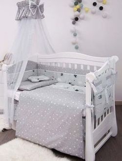 Постельный комплект Twins Premium Modern P-102 Медвежата со звездочкой, код 42991