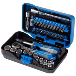 cumpără Set de unelte de mână King Tony 2539MR-AM набор 1/4" торцевых головок 6 гран., бит и принадлежностей, 39 пр. în Chișinău 