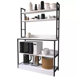 купить Этажерка Fabulous 5 Shelves 36x101 (White/Black) в Кишинёве 