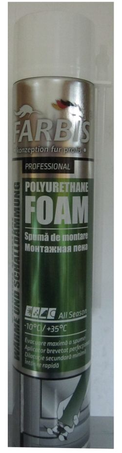 Spumă de montare p/u vara-iarna Fabris 750ml (835gr)