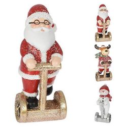 cumpără Decor de Crăciun și Anul Nou Promstore 32995 Фигурка рождественская на сегвее 13cm în Chișinău 