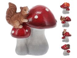 Статуэтка "Гриб с животным" 13Х12cm
