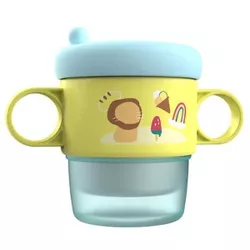 купить Термокружка U-Grow A-1214BL Cană Termos cu Mânere și Capac, Blue в Кишинёве 