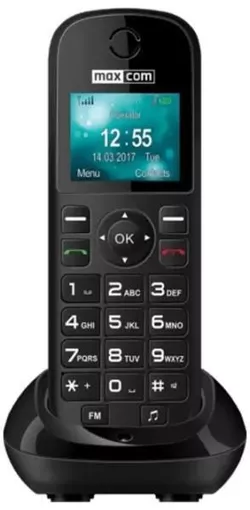 cumpără Telefon fără fir MaxCom MM35D Black în Chișinău 