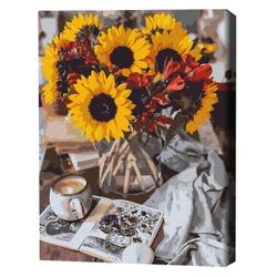 купить Картина по номерам BrushMe BS40230FC 40*50 сm (fără cutie) Buchet de toamnă в Кишинёве 