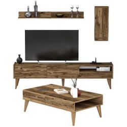 купить Стенка Trendy Valensiya Орех (комплект мебели для гостиной) (GTR001271) в Кишинёве 