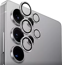 купить Стекло защитное для смартфона UNIQ Optix Camera Lens Protector Aluguard for Samsung S25 Ultra, Silver в Кишинёве 