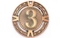 Медаль за 3 место d=6.5 см, 38 гр 6409 (3860)