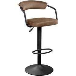 cumpără Scaun de bar Deco SB-31 Catifea Catifea Brown MQCJ-10-B+Black Leg în Chișinău 