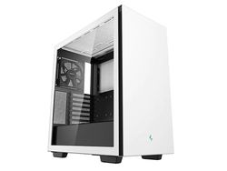 Case ATX Deepcool CH510, w/o PSU, 1x120mm, Tempered Glass, 2xUSB3.0, VGA&lHeadset holder, White