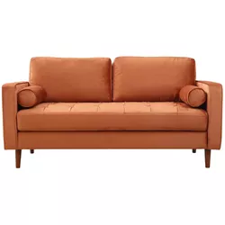 cumpără Canapea Trendy Roma Portocaliu, 90x70x175cm (2 locuri) în Chișinău 