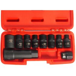 cumpără Set de tubulare, bite, duze JTC JTC-4918S набор головок специальных RIBE и 5-ти гранных 1/2", 10 предм. în Chișinău 