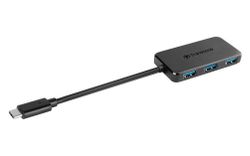 USB Type-C Hub 4-port Transcend "TS-HUB2C" Black (1xUSB Type-C 3.0 to 4xUSB-A 3.0 5Gb/s)