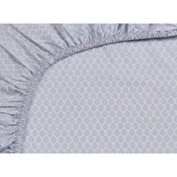 cumpără Lenjerie de pat Pip Studio 256343 Thousand Leaves Fitted Sheet 160x200 h25 Blue în Chișinău 