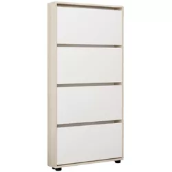купить Полка для обуви Mobildor-Lux Leo Slim 60x16x164H cm Sonoma/White в Кишинёве 