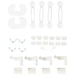 купить Детская безопасность Premaman PS88CW-CCC-UNQ Set complet de accesorii de siguranta, 28 piese в Кишинёве 