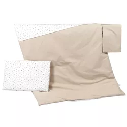 cumpără Lenjerie de pat pentru copii PernaMea Set lenjerie 3 piese Stele maro (PM.100468/4) în Chișinău 