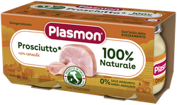 Пюре PLASMON прошутто (6 мес), 2x80 г