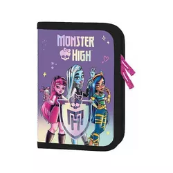 cumpără Penar școlar St.RIGHT 52821 Penar 21x13.5x3.5cm, Bambino Monster Nigh, textil, cu 2 buzunare în Chișinău 