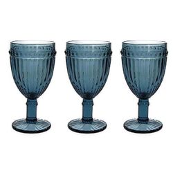 cumpără Veselă pentru băuturi Tognana 53021 Set pocale pentru vin Dorico 3buc, 310ml, albastru în Chișinău 