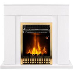 купить Камин электрический ArtFlame Agnes white & Gala gold в Кишинёве 
