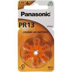 PR13, Blister*6, Panasonic, PR-13/6LB (PR48), 5.4x7.9mm, 300mAh