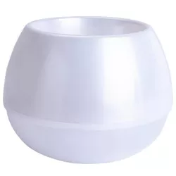 cumpără Ghiveci pentru flori Aleana 116009 Sphere d14, alb perlat în Chișinău 