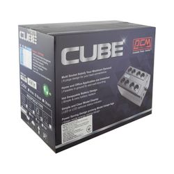 UPS PowerCom CUB-850E 850VA/510W LCD, AVR, USB-B, RJ45/RJ11, 8*Schuko