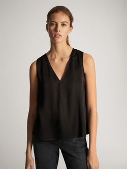 Блуза Massimo Dutti Чёрный 5707/789/800