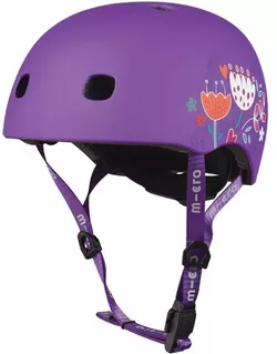 купить Защитный шлем Micro AC2137BX Casca de protectie Floral Purple S в Кишинёве 